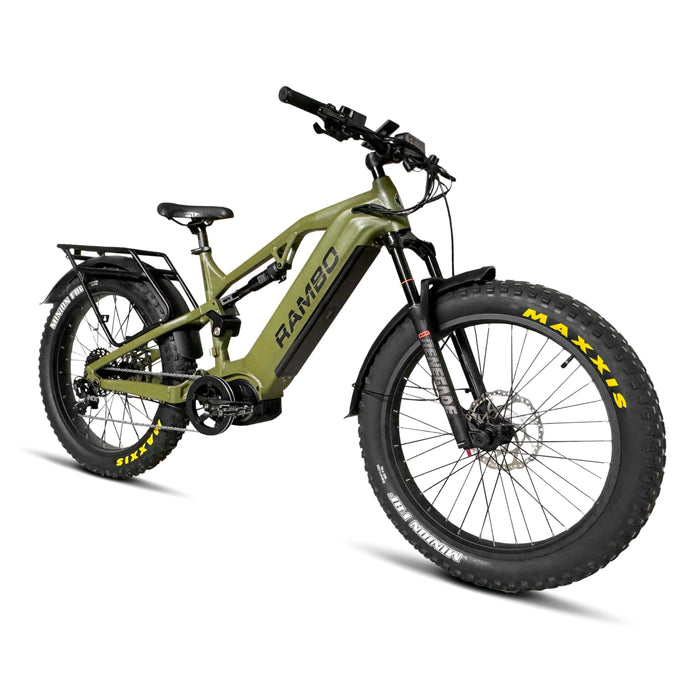 Rambo Dominator HD 1000W Full Suspension Electric Hunting Bike